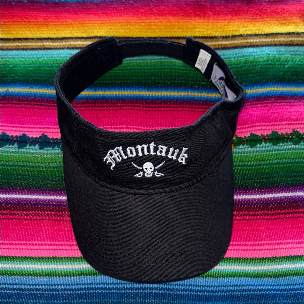 Fahrenheit Fashion Headwear Montauk NY Embroidered Sun Visor Hat